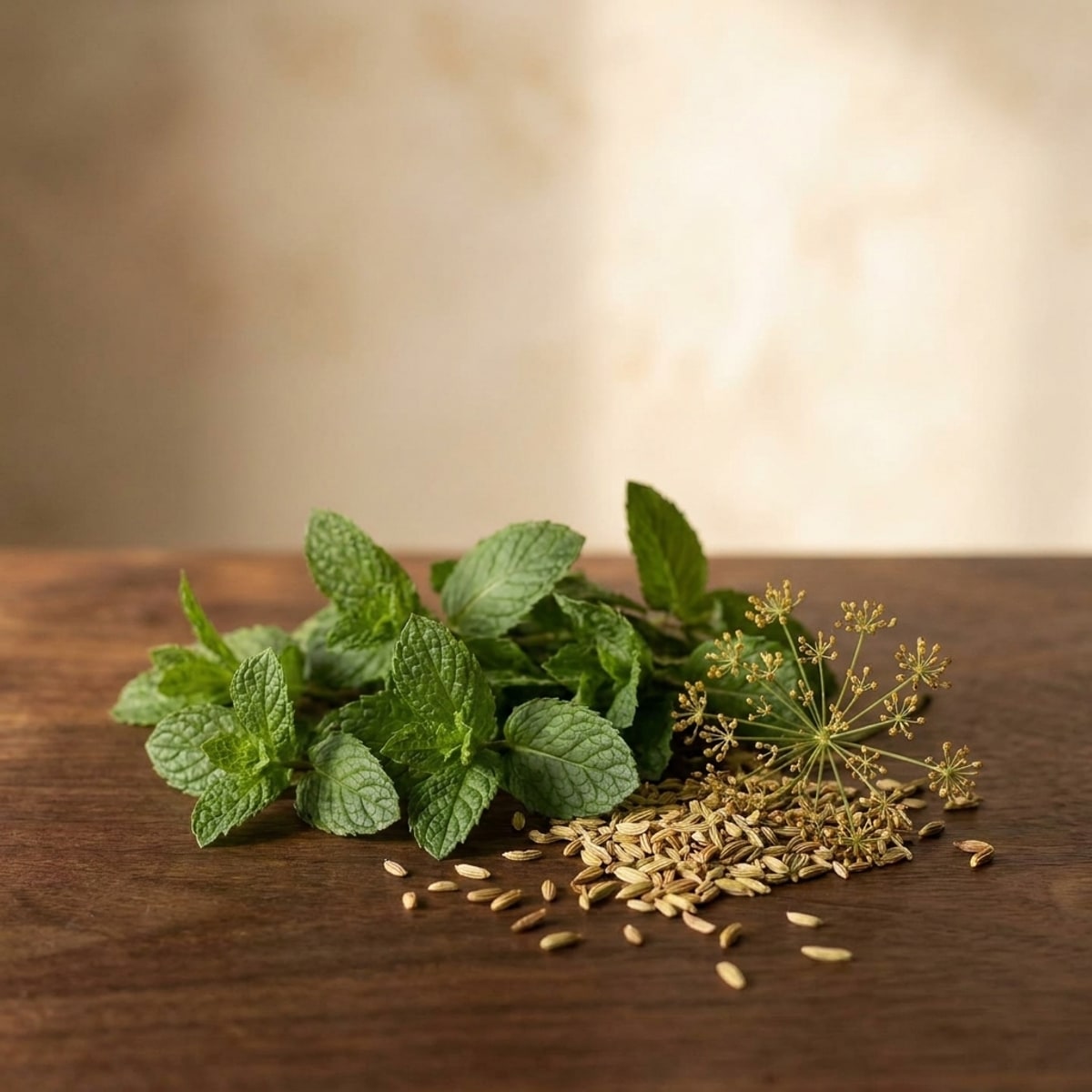 Fennel & Peppermint, raw ingredient